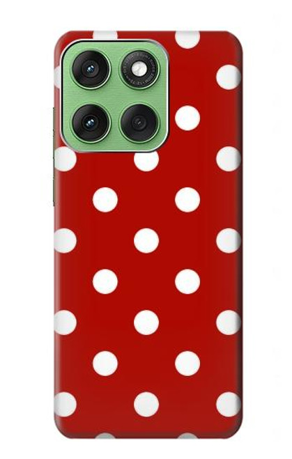S2951 Red Polka Dots Case For Motorola Edge 60