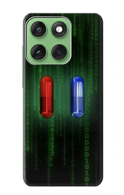S3816 Red Pill Blue Pill Capsule Case For Motorola Edge 60