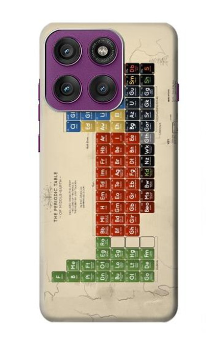 S1695 The Periodic Table of Middle Earth Case For Motorola Edge 60 Pro