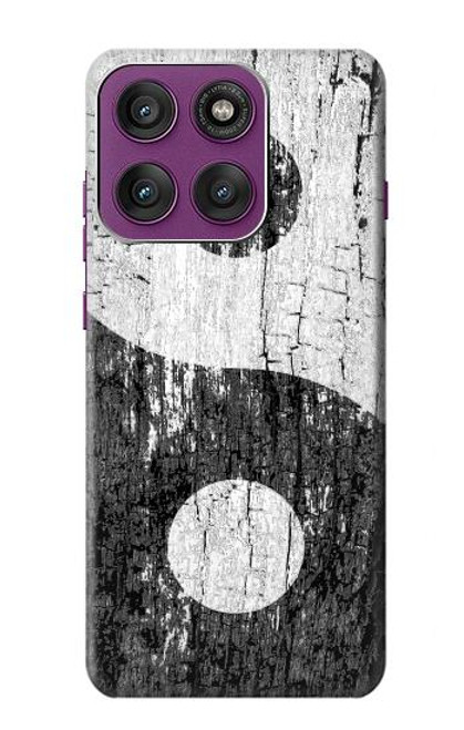 S2489 Yin Yang Wood Graphic Printed Case For Motorola Edge 60 Pro