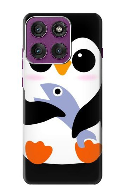 S2631 Cute Baby Penguin Case For Motorola Edge 60 Pro