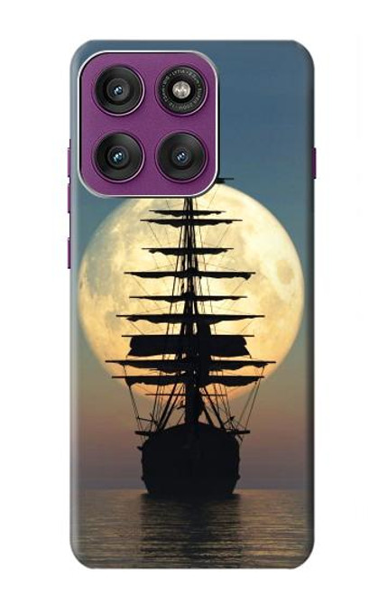 S2897 Pirate Ship Moon Night Case For Motorola Edge 60 Pro S2897 Pirate Ship Moon Night Case For Motorola Edge 60 Pro