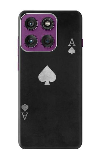 S3152 Black Ace of Spade Case For Motorola Edge 60 Pro