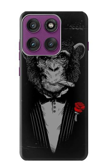 S3167 Funny Monkey God Father Case For Motorola Edge 60 Pro