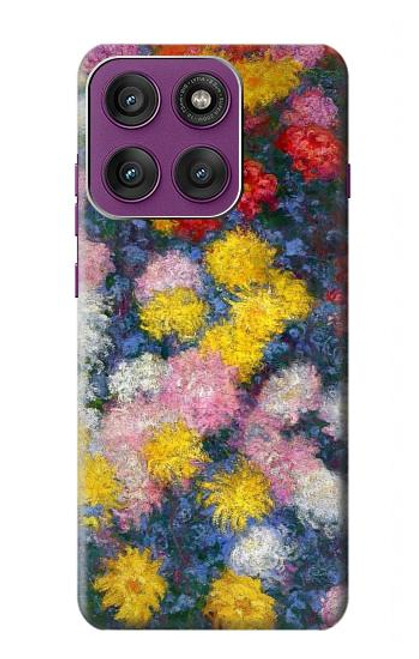 S3342 Claude Monet Chrysanthemums Case For Motorola Edge 60 Pro