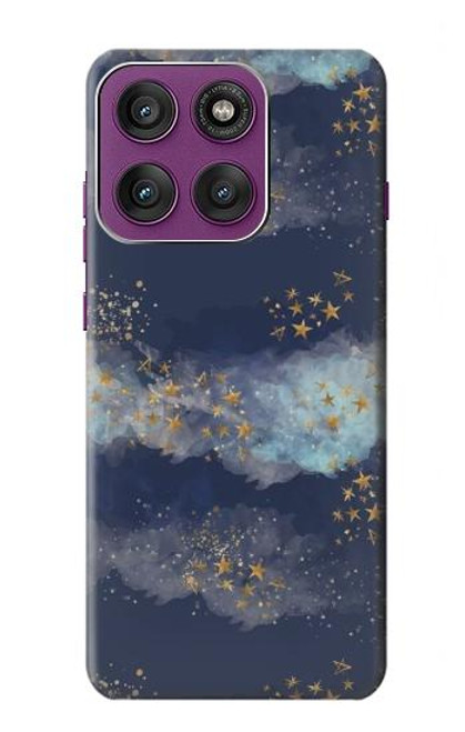 S3364 Gold Star Sky Case For Motorola Edge 60 Pro