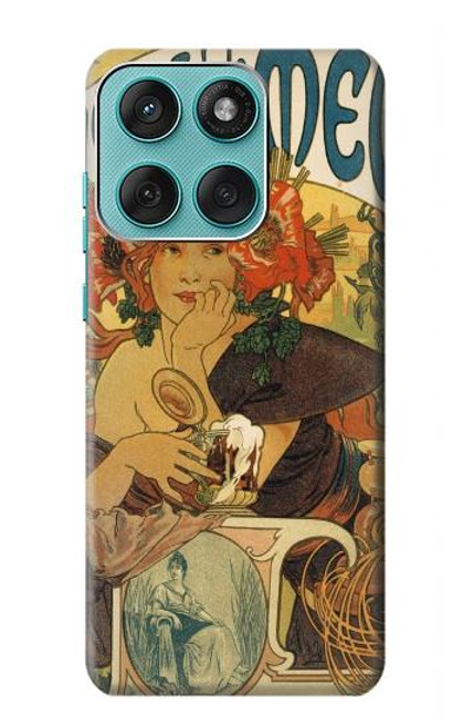 S2740 Alphonse Mucha Bieres De La Muse Case For Motorola Edge 60 Fusion