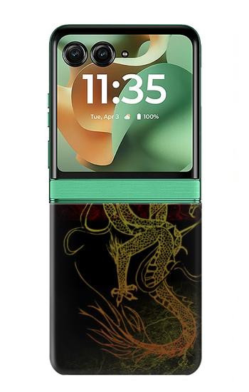 S0354 Chinese Dragon Case For Motorola Razr 70+,60+, Razr+ (2026, 2025, 2024)