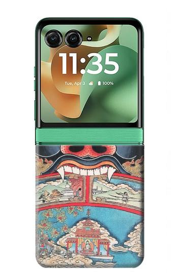 S0572 Tibet Art Case For Motorola Razr 70+,60+, Razr+ (2026, 2025, 2024)