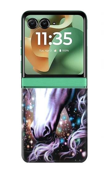 S0749 Unicorn Horse Case For Motorola Razr 70+,60+, Razr+ (2026, 2025, 2024)
