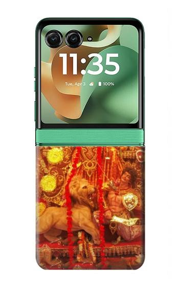 S1030 Hindu God Durga Puja Case For Motorola Razr 70+,60+, Razr+ (2026, 2025, 2024)