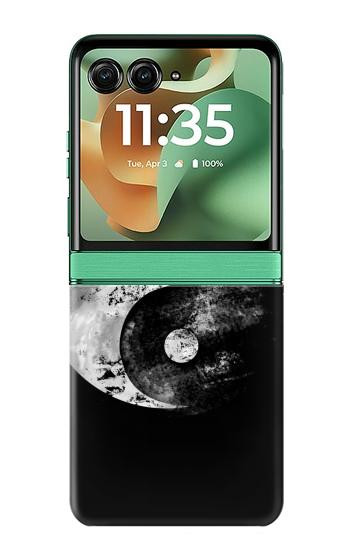 S1372 Moon Yin-Yang Case For Motorola Razr 70+,60+, Razr+ (2026, 2025, 2024)
