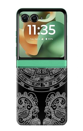 S1838 Mayan Pattern Case For Motorola Razr 70+,60+, Razr+ (2026, 2025, 2024)