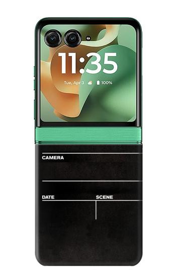 S2479 Director Clapboard Case For Motorola Razr 70+,60+, Razr+ (2026, 2025, 2024)