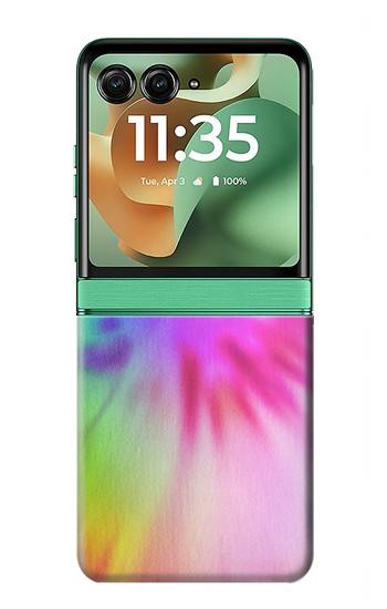 S2488 Tie Dye Color Case For Motorola Razr 70+,60+, Razr+ (2026, 2025, 2024)