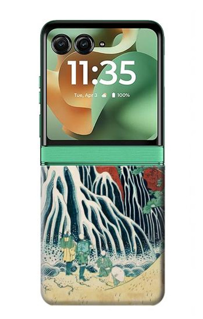 S2491 Hokusai Kirifuri Waterfall at Kurokami Case For Motorola Razr 60, Razr 2025