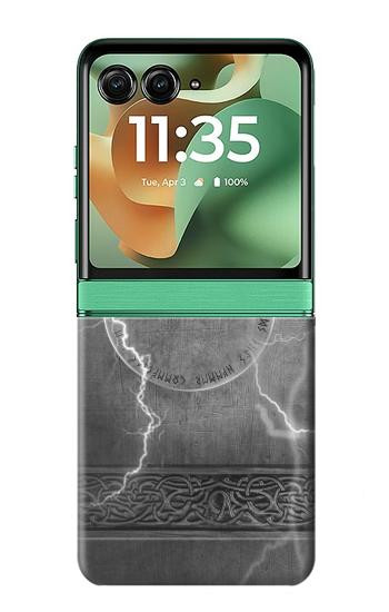 S2533 Thor Thunder Strike Hammer Case For Motorola Razr 70+,60+, Razr+ (2026, 2025, 2024)