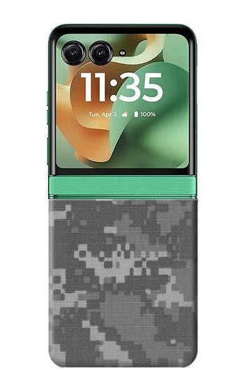 S2867 Army White Digital Camo Case For Motorola Razr 70+,60+, Razr+ (2026, 2025, 2024)