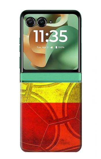 S2965 Belgium Football Soccer Case For Motorola Razr 70+,60+, Razr+ (2026, 2025, 2024)