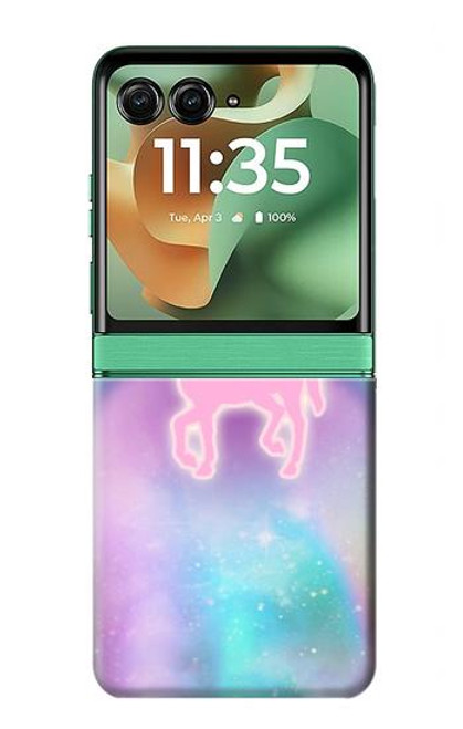 S3070 Rainbow Unicorn Pastel Sky Case For Motorola Razr 60, Razr 2025