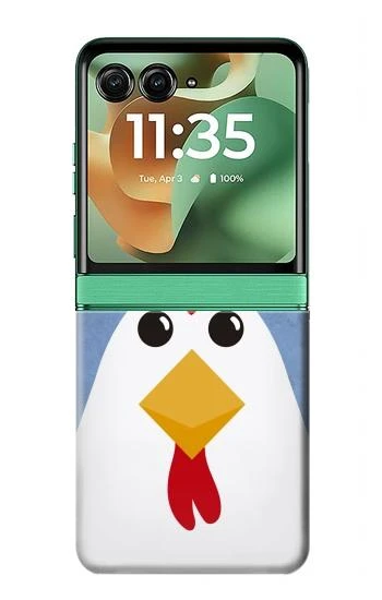 S3254 Chicken Cartoon Case For Motorola Razr 70+,60+, Razr+ (2026, 2025, 2024)