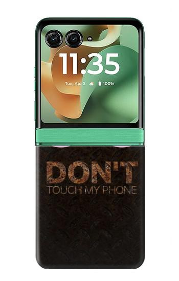 S3412 Do Not Touch My Phone Case For Motorola Razr 70+,60+, Razr+ (2026, 2025, 2024)