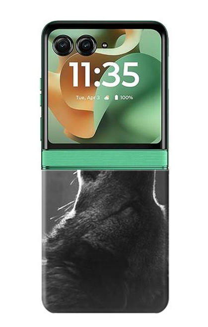 S3505 Wolf Howling Case For Motorola Razr 60, Razr 2025