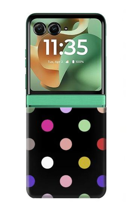S3532 Colorful Polka Dot Case For Motorola Razr 60, Razr 2025