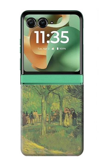 S3748 Van Gogh A Lane in a Public Garden Case For Motorola Razr 60, Razr 2025