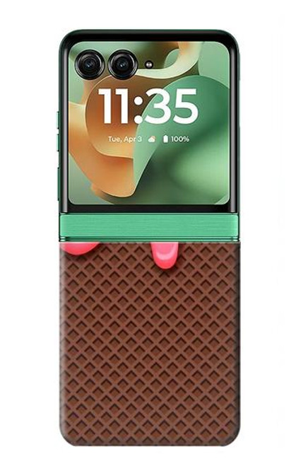 S3754 Strawberry Ice Cream Cone Case For Motorola Razr 60, Razr 2025