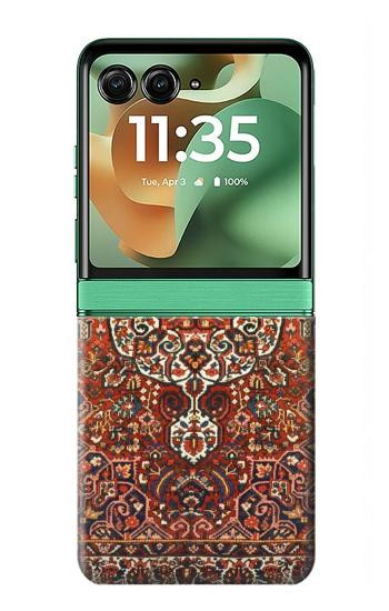 S3813 Persian Carpet Rug Pattern Case For Motorola Razr 70+,60+, Razr+ (2026, 2025, 2024)