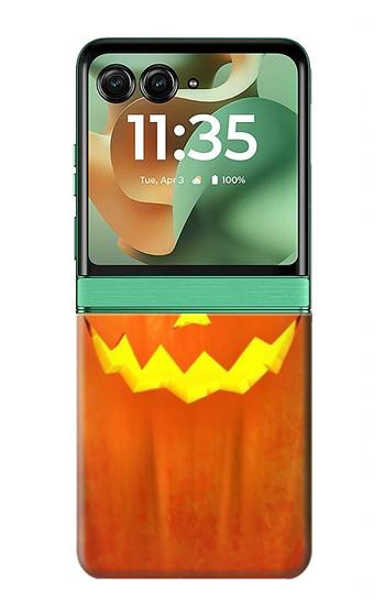 S3828 Pumpkin Halloween Case For Motorola Razr 70+,60+, Razr+ (2026, 2025, 2024)