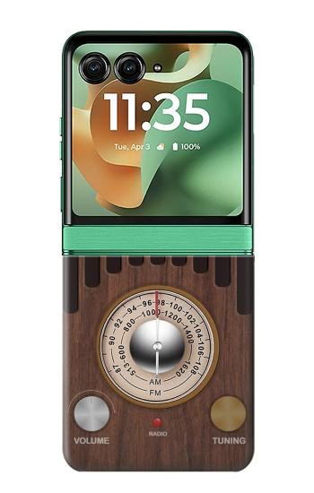 S3935 FM AM Radio Tuner Graphic Case For Motorola Razr 70+,60+, Razr+ (2026, 2025, 2024)