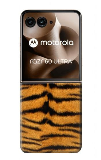 S0576 Tiger Skin Case For Motorola Razr 70 Ultra, 60 Ultra, 50 Ultra, Ultra 2026, Ultra 2025