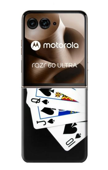 S1078 Poker Royal Straight Flush Case For Motorola Razr 70 Ultra, 60 Ultra, 50 Ultra, Ultra 2026, Ultra 2025