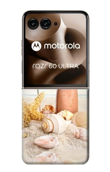 S1425 Seashells on The Beach Case For Motorola Razr 70 Ultra, 60 Ultra, 50 Ultra, Ultra 2026, Ultra 2025