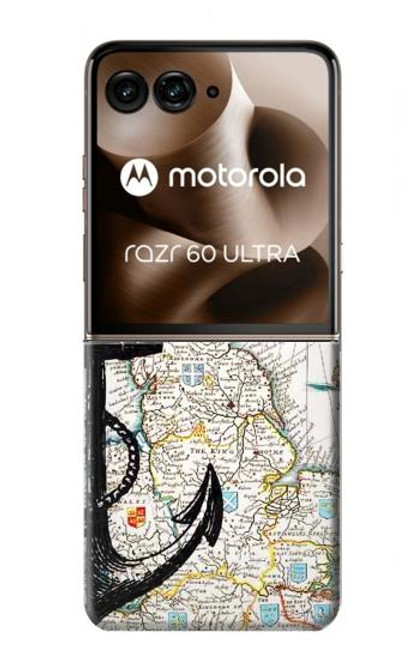 S1962 Nautical Chart Case For Motorola Razr 60 Ultra, Razr Ultra 2025