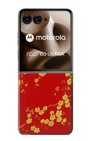 S2050 Cherry Blossoms Chinese Graphic Printed Case For Motorola Razr 70 Ultra, 60 Ultra, 50 Ultra, Ultra 2026, Ultra 2025