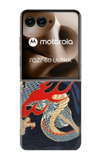 S2073 Japan Dragon Art Case For Motorola Razr 70 Ultra, 60 Ultra, 50 Ultra, Ultra 2026, Ultra 2025
