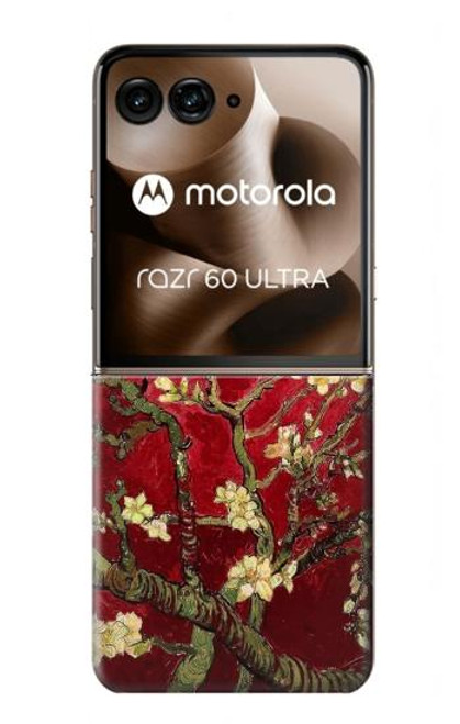 S2414 Red Blossoming Almond Tree Van Gogh Case For Motorola Razr 60 Ultra, Razr Ultra 2025