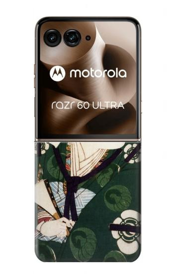 S2498 Japan Art Toyohara Kunichika Case For Motorola Razr 70 Ultra, 60 Ultra, 50 Ultra, Ultra 2026, Ultra 2025