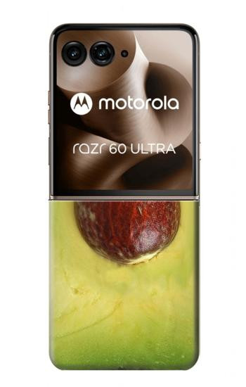 S2552 Avocado Fruit Case For Motorola Razr 70 Ultra, 60 Ultra, 50 Ultra, Ultra 2026, Ultra 2025