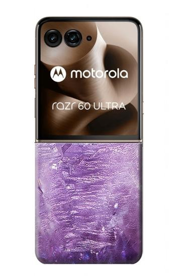 S2690 Amethyst Crystals Graphic Printed Case For Motorola Razr 70 Ultra, 60 Ultra, 50 Ultra, Ultra 2026, Ultra 2025