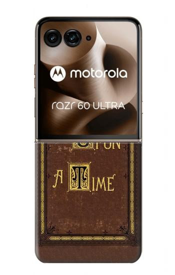 S2824 Once Upon a Time Book Cover Case For Motorola Razr 70 Ultra, 60 Ultra, 50 Ultra, Ultra 2026, Ultra 2025