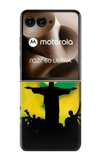 S2981 Brazil Football Soccer Case For Motorola Razr 70 Ultra, 60 Ultra, 50 Ultra, Ultra 2026, Ultra 2025
