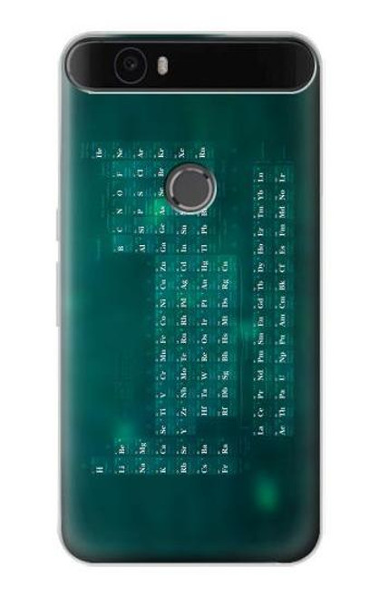 S0846 Chemistry Periodic Table Case For Huawei Nexus 6P