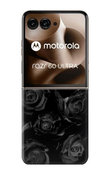 S3153 Black Roses Case For Motorola Razr 70 Ultra, 60 Ultra, 50 Ultra, Ultra 2026, Ultra 2025
