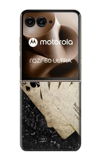 S3231 Vintage Royal Straight Flush Cards Case For Motorola Razr 70 Ultra, 60 Ultra, 50 Ultra, Ultra 2026, Ultra 2025