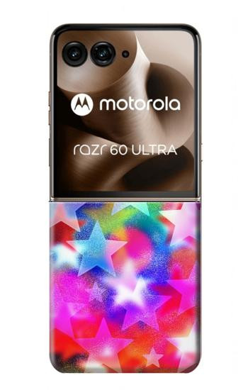 S3292 Colourful Disco Star Case For Motorola Razr 70 Ultra, 60 Ultra, 50 Ultra, Ultra 2026, Ultra 2025