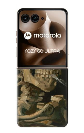 S3358 Vincent Van Gogh Skeleton Cigarette Case For Motorola Razr 70 Ultra, 60 Ultra, 50 Ultra, Ultra 2026, Ultra 2025